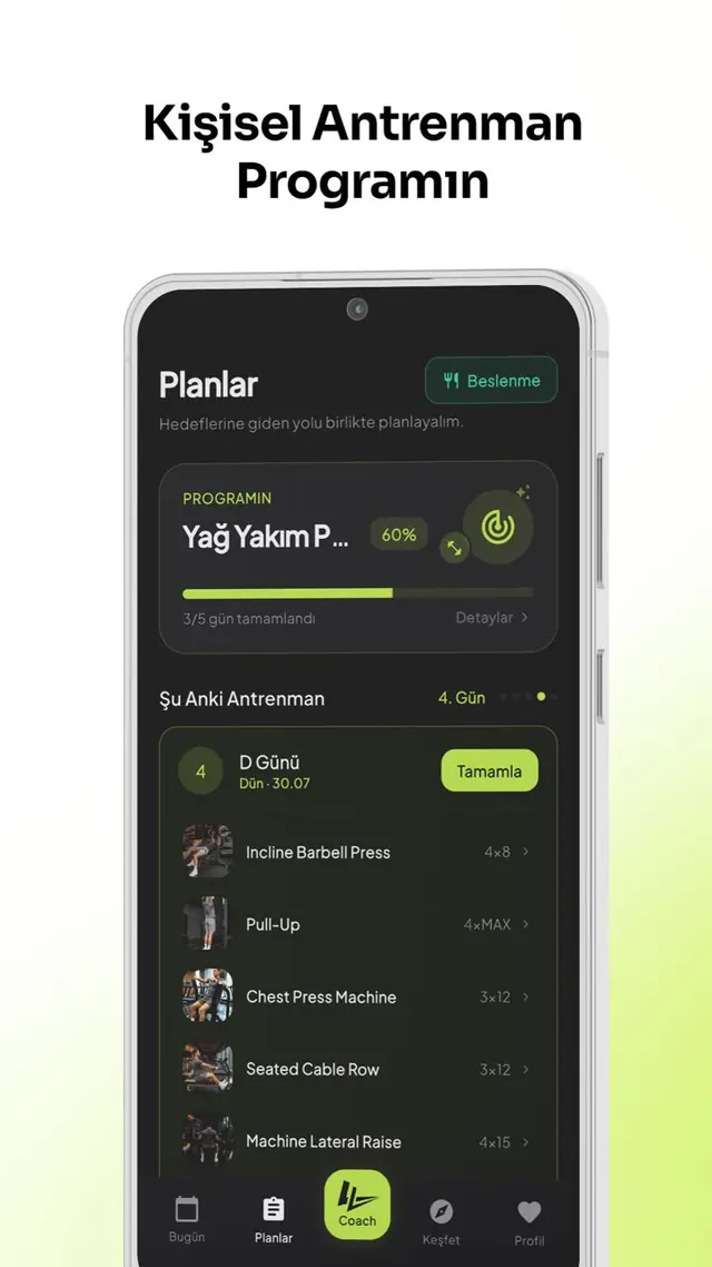 Planlar ekranı